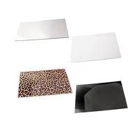 BESTonZON Lámina Golpeador De Guitarra Autoadhesiva Para Guitarras Acústicas y Eléctricas Material y Resistente Arañazos y Fácil De Instalar Superficie Espejo