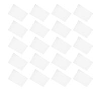 BESTonZON Láminas Adhesivas Termoadhesivas de Doble Cara para Coser Entretela Termoadhesiva 20 Piezas 20X30 CM Pegamento para Tela para Parches y Acolchado Uso en Manualidades y Costura