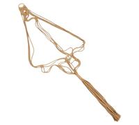 BESTonZON Macrame Guitarra Pared Colgador Bohemio Gancho Soporte Marrón para Acústica Eléctrica Ukelele Decoración Minimalista Nórdica