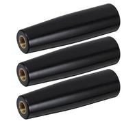 BESTonZON Mango de Baquelita Resistente al Calor para Tenedor de Barbacoa Mango Giratorio Rosca M12X100 MM 3 Piezas Accesorio Desmontable para Parrilla y Herramienta de Cocina al Aire