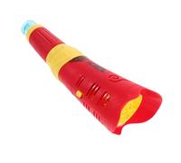 BESTonZON Máquina de Burbujas Automática Portátil con Luces de Colores y Soplador Eléctrico de Múltiples Orificios Forma de Antorcha Juguete de Verano para Exteriores para Fiestas