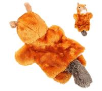 BESTonZON Marioneta de Mano de Ardilla de Peluche Juguete Educativo para Contar Cuentos 1 Pieza Adecuado para Actividades Infantiles y Juegos de Imaginación el Hogar o Escuela
