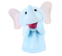 BESTonZON Marioneta de Mano Elefante de Peluche para Juguete Interactivo de rol Familiar Muñeco Guiñol para Contar Cuentos y Estimular la Imaginación para Educación Temprana y Creativos