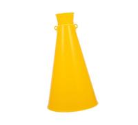 BESTonZON Megáfono Animador Plástico Portátil Amarillo para Fiestas Deportivas y Animación, Cuerno De Recuerdo para Aficionados, Juguete para Apoyar Equipos En Eventos Al Aire Libre