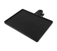 BESTonZON Mic Stand Tray Adjustable Clamp Shelf For Microphone Holder With Stable Tray For Live Streaming Karaoke Music Sheets And Recording Sessions