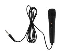 BESTonZON Micrófono de Mano con Cable, micrófono Vocal dinámico con Cable de 3 m y Conector de 6,35 mm, Ideal para Karaoke, Canto, Amplificador de Altavoz, Mezclador y actuaciones en Escenario.