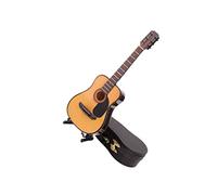 BESTonZON Miniatura de Guitarra Decorativa de Modelo Realista para Decoración del Hogar y Ayuda Didáctica Diseño Duradero y Detallado para Coleccionistas y Regalos