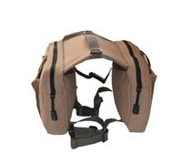 BESTonZON Mochila para Perros Ajustable Bolsa de Viaje al Aire para Mascotas Grandes Bolsa de Silla de Montar para Senderismo Camping y Paseos