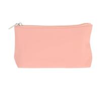 BESTonZON Monedero Flexible de Piel Sintética Mediano para Mujer Bolso Portátil Color Rosa Suave Estuche Compacto para Monedas Llaves y Accesorios de Viaje