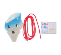 BESTonZON Ocarina de Cerámica de 6 Agujeros Diseño Concha, Instrumento de Viento Práctico para Principiantes, Adecuado para Práctica y Aprendizaje Musical Varios estilos