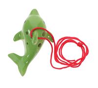 BESTonZON Ocarina De Delfín De Instrumento Musical Para Principiantes Cerámica Portátil Para Práctica De Viento Casa