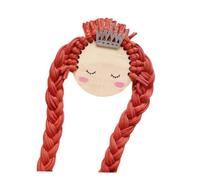 BESTonZON Organizador de Accesorios para Cabello Infantil Soporte de Madera Seguro y Ligero para Clips y Lazos Diseño Colgante Decorativo para Habitación y Fiestas