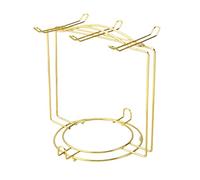 BESTonZON Organizador De Tazas y De Inoxidable Dorado Estante De Cocina Multifuncional Para y Tazas Para Gabinetes Mesas y