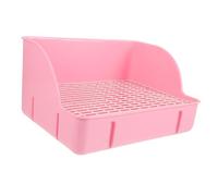 BESTonZON Orinal De Conejo Autolimpiable Bandeja Sanitaria para Conejos Caja Jaulas Inodoro para Mascotas Pequeñas Entrenador De Baño