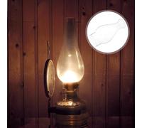 BESTonZON Pantalla De Queroseno Reemplazo De Pantalla De Vidrio Pantalla Para Lámpara De Aceite Accesorios Para Lámparas De Aceite Linterna Vintage Tubo Chimenea Tierra Anticuado