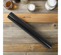 BESTonZON Papel para Grabado Láser Permanente Vinilo Adhesivo Negro Brillante 0305X305m para Manualidades DIY Cerámica Vidrio y Metal Compatible Máquinas de Corte