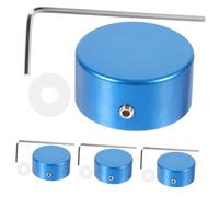 BESTonZON Paquete de 4 Tapones de Metal para Efectos de Guitarra Tapones para Pedales de Guitarra Y Tapones para Pedales