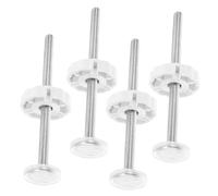 BESTonZON Paquete De 4 Varillas De Husillo Roscadas para Puertas Pieza Perno Repuesto M8 (8Mm) para Puertas Seguridad Montadas A Presión Mascotas Bebés Extensor Puerta