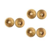 BESTonZON Par De 3 Piezas platillos de dedo de cobre instrumentos musicales organos musicales d'casa culturix dimensions dance zills de cobre traje de baile Egipto Platillo de dedo de bronce