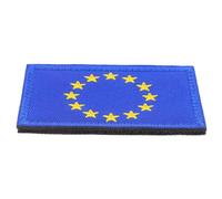 BESTonZON Parche Bordado Bandera Unión Europea Accesorio de Nailon Resistente para Ropa Mochilas y Gorras Parche Multiusos para Coser Decoración Duradera y Versátil