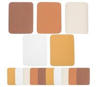 BESTonZON Parches Termoadhesivos para Ropa y Bolsos, Kit 30 Unidades, Tamaño 15.1 X 11.8 Cm, Color Camel Combinados, Parches de Tela para Reparación y Decoración, Apliques para