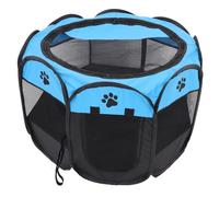 BESTonZON Parque para Perros y Gatos Portátil con Puerta de Cremallera, Tienda Octogonal Plegable de Tela Oxford, Corral Grande para Interior y Exterior, Jaula Espaciosa Adecuado