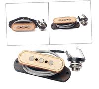 BESTonZON Pastilla De Tres Cuerdas Pastilla De Mástil De Guitarra Hisopo De Clarinete Pastilla De Guitarra Electrica Reemplazo De Guitarra Pastilla De Guitarra Acustica Bambú Brown