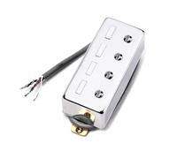 BESTonZON Pastilla Humbucker 4 Cuerdas Cubierta de Cobre y Cable de 4 Hilos, Alta Salida y Mezcla de Sustain y Distorsión para Música Eléctrica
