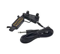 BESTonZON Pastilla Para Guitarra Acústica Dm-4 Captación De Sonido Piezoeléctrica, Regulador De Volumen y Tono, Transductor Compacto, Sin Perforaciones, Compatible Guitarras Folk y Clásica