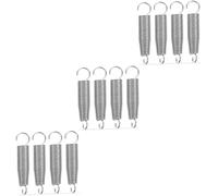 BESTonZON Pedal Bateria Muelle 12 Piezas Resorte De Extensión Del Tambor Perculador Percusión De Muelles Pedales De Tambor Partes De Batería Duraderas Bajo Tensor Tambor De Acero Inoxidable Leva