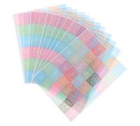 BESTonZON Pegatinas para Planificador Diario 365 Días Set de 12 Hojas de Pegatinas de Números Coloridos Adhesivas y Decorativas para Agenda Calendario y Cuaderno Accesorio para