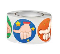 BESTonZON Pegatinas Pequeñas de Recompensa Redondas de 1 Pulgada 25 CM Rollo de 500 Unidades Pegatinas de Ánimo Estudiantes Motivacionales para Aula y Escuela