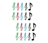 BESTonZON Pianos 20 Piezas titular de libro de música clip de libro estacionario otomatona Sujetadores de partituras Sujeta partituras clips de partitura clips de soporte de música