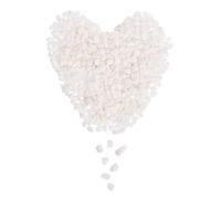 BESTonZON Piedra de arena decorativa natural rocas de pecis rocas naturales de piedra natural del paisaje de guijarros de decorativas pequeñas blanco