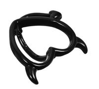 BESTonZON Piercing Ombligo Pequeño de Aleación de Cobre Diseño de Corazón y Demonio Barra Invisible Cómoda Joyería Corporal para Mujer Fiestas y Uso Diario