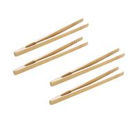 BESTonZON Pinzas De Bambú Montessori 4 Piezas Juguetes Educativos Para Niños Entrenamiento De Motricidad Fina Desarrollo De Habilidades Motoras En Casa Y Jardín De Infancia