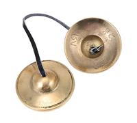 BESTonZON Platillos Ring The Bell Suministro De Campanas Platillos De Nepal Campana Platillos De Ceremonia Religiosa Platillos De Campana Instrumento De Percusión De Campana Instrumento De
