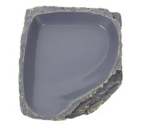 BESTonZON Plato Alimentador para Reptiles Resina Duradera Forma Cuenco Agua y Comida para Tortugas Gecko y Animales Pequeños Fácil de Limpiar y Resistente