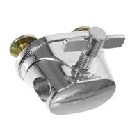 BESTonZON porta de tom partes de instrumentos bases de percusión accesorios para bateria montaje del kit de batería tom soporte de montaje del hierro plateado Silver