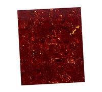 BESTonZON Protector De Guitarra Acústica Autoadhesivo Adhesivo Antirrayas Con Diseño Tortuga Roja Lámina Para Protección Tapa Duradero y Fácil De Recortar Accesorio Para Guitarra Acústica