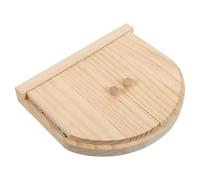 BESTonZON Protector de Interruptores de Luz y Enchufes para Bebés, Doble Puerta de Madera Natural, Autoadhesivo, a Prueba de Niños, para Seguridad en Guarderías y Hogares Niños Pequeños