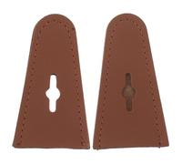 BESTonZON Protector de Punta para Recurvo, Tapas de Extremo Tradicionales Resistentes Intemperie, Color Marrón, 2 Piezas, Accesorios para Tiro al Aire Libre