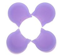 BESTonZON Protectores de Pulgar para Clarinete de Silicona Púrpura, 4 Piezas para Mantener la Posición Correcta y Proteger del Dolor en Uso Profesional y Caminatas
