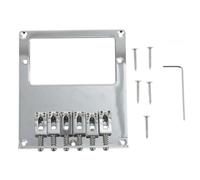 BESTonZON Puente De Cuerdas Para Guitarra Eléctrica Tl De Doble Pick-up Humbucker Plata Accesorios Para Guitarras De Cuerdas Compatible Reemplazos Tl
