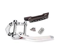 BESTonZON Puente De Guitarra De Jazz Cordal De Vibrato Puente De Guitarra Archtop De Ajustable
