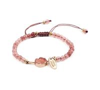 BESTonZON Pulsera de Cristal Tejida 4mm Facetas 3 Piezas (verde, Morado, Rosa) Brazalete de Moda para Mujer Decoración de Muñeca Obsequio Cumpleaños Aniversario