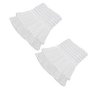 BESTonZON Puños De Manga Falsa Ribete De Encaje Tridimensional, Accesorios Desmontables Para Cosplay y Disfraces Coloniales, Diseño Elegante Para Eventos Obsequios