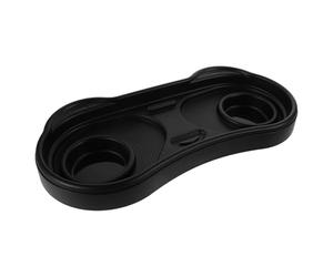 BESTonZON Recipiente de bocadillo sillas de paseo bandeja para servir bandeja de merienda para pequeños ABS Black