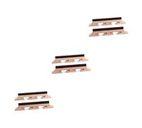 BESTonZON Reemplazar 6 Piezas 5 Cuerdas Puente Banjo Compensado Cordal Banjo Puente Violín Puente Accesorios Puente Palisandro y Arce Bambú Puente Piano Madera Guitarra Silenciador Banjo
