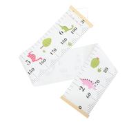 BESTonZON Regla De Altura Para Niños Tabla De Altura De Tela Regla De Medición De Altura Para Niños Calcomanías De Pared De Animales Decoración De Pared Papel Tapiz Infantil Tabla De